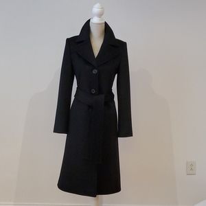 LIKE NEW Black Armani Collezioni Cashmere Coat